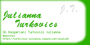 julianna turkovics business card